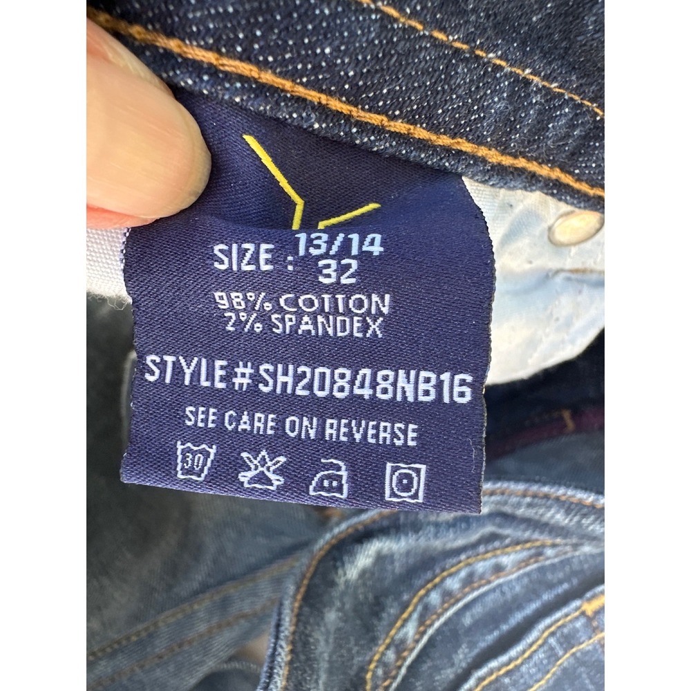 Vigoss Studio The New York Short Dark Wash Denim Cut Off Size 13/14 SH20848NB16 - Picture 3 of 7
